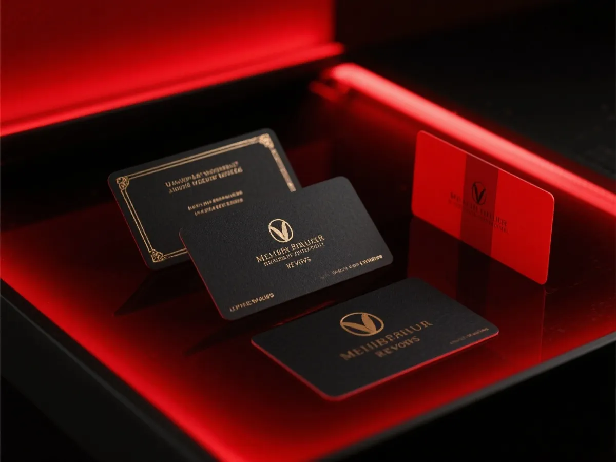 高端会员礼遇视觉展示